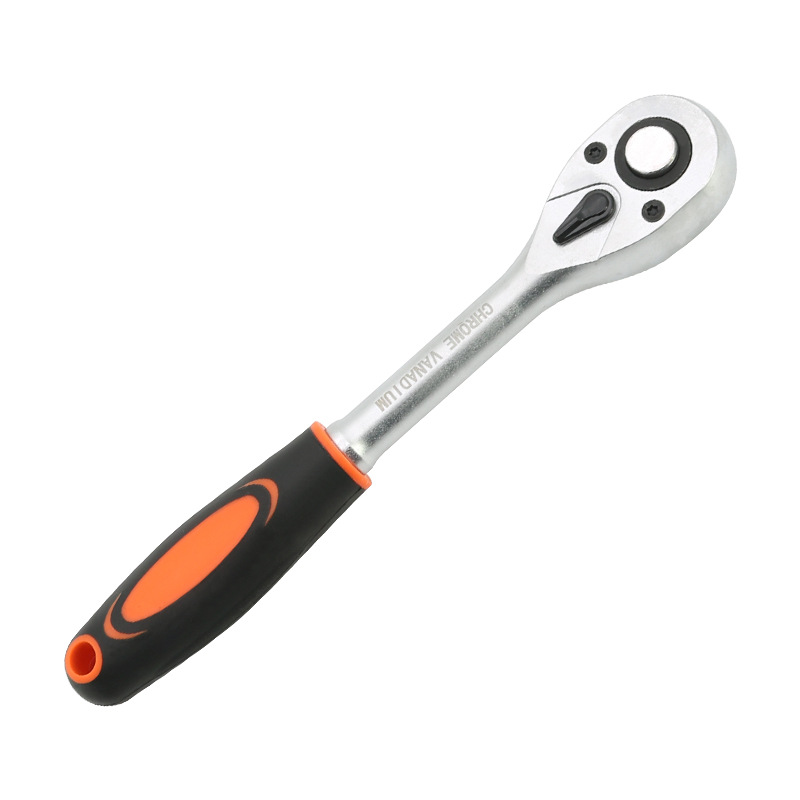 厂家直营 24齿内四方穿孔快速棘轮扳手，可来图来样