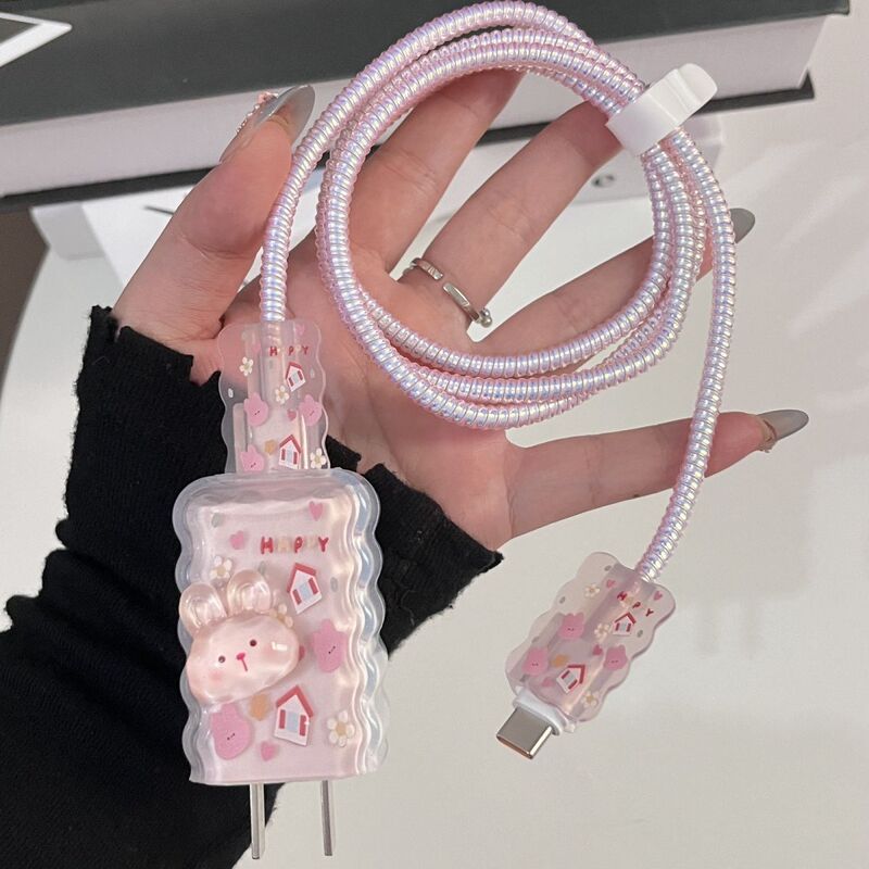 Suitable for Huawei Pura80 Rock Candy 66W Charger Protective Cover Purax Data Cable Protective Cover Dual Type-C Cover