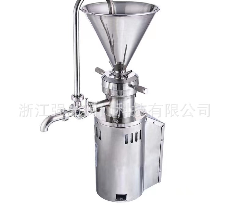卫生级立式胶体磨,不锈钢胶体磨,豆浆胶体磨,化妆品胶体磨