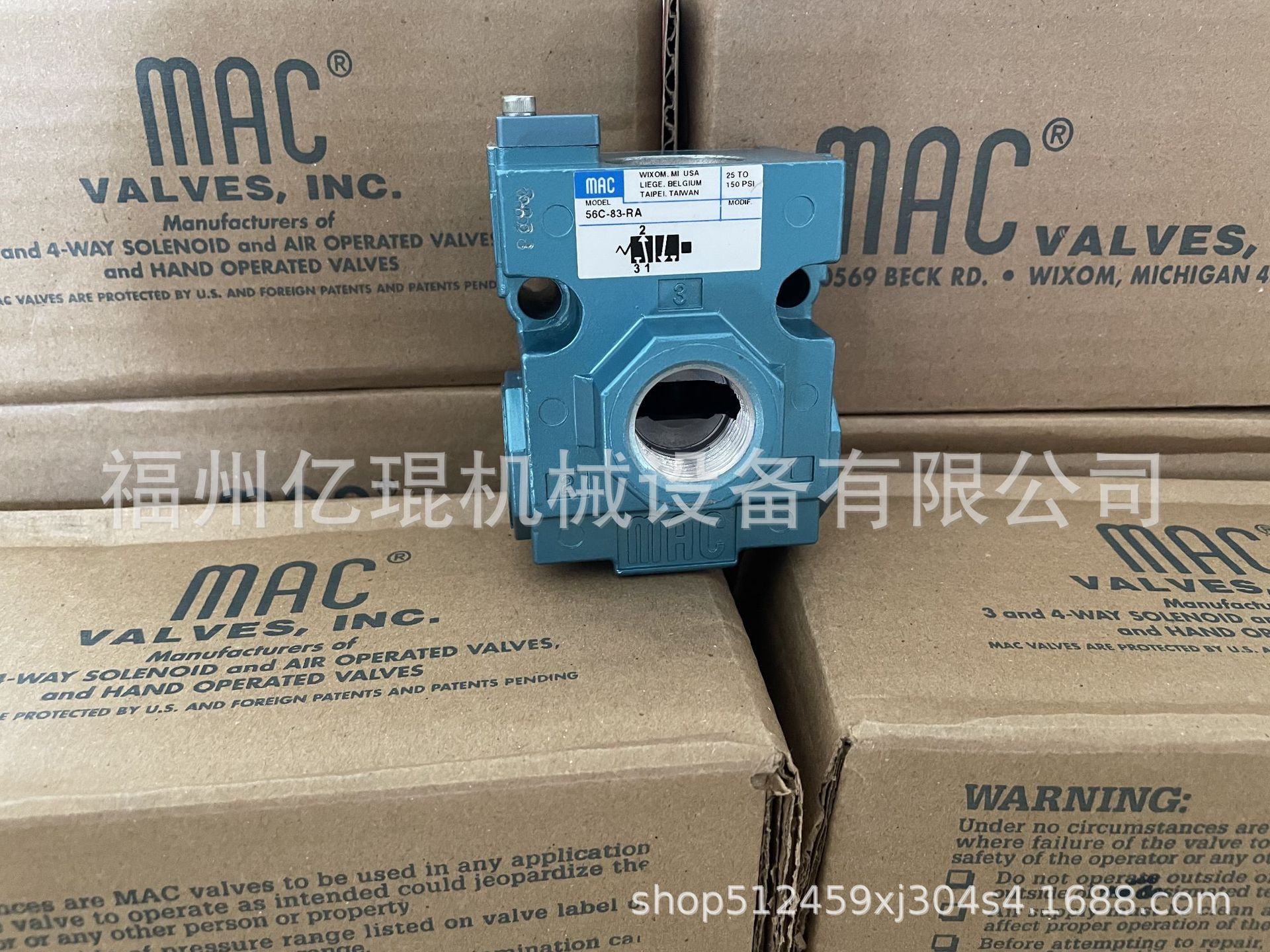 MAC电磁阀大三通气控阀56C-53-RA 56C-83-RA