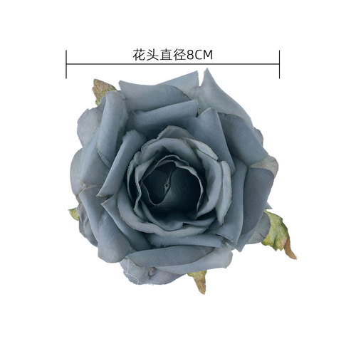 Artificial Flower Simulation, Ruffled Rose Blossom Head, Floral Box for Home Decor, Cross-Border Wedding Wholesale, INS-style MW07301