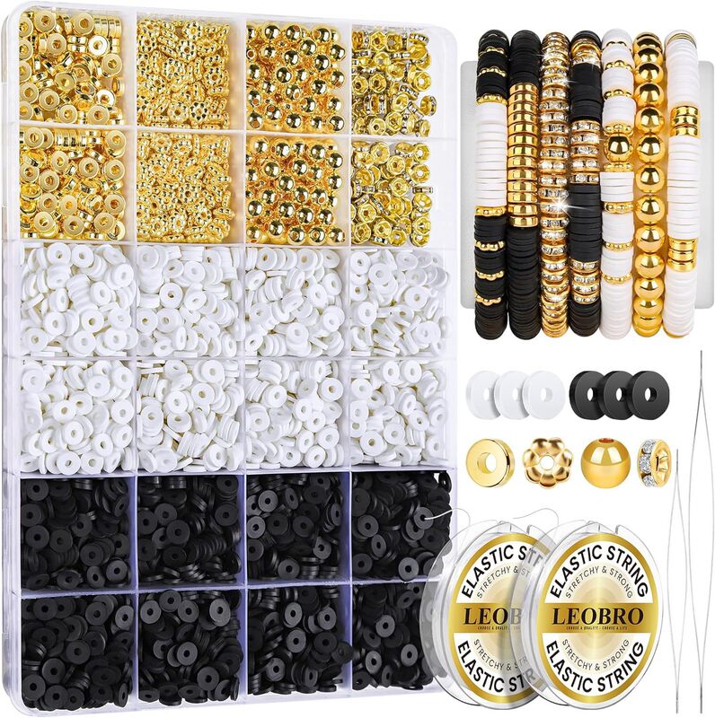 3524 PCs soft pottery clay beads bracelet suit for Bracelet Making Kit bracelet beaded bracelet suit none
