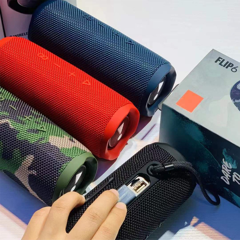 FLIP6万華鏡ワイヤレスBluetoothスピーカー、デュアルスピーカー、サブウーファー、屋外対応、カード挿入可能、TWSステレオ対応|undefined