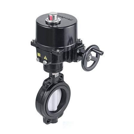 霍尼韦尔电动蝶阀V4BFW16-300U+OM-4-E