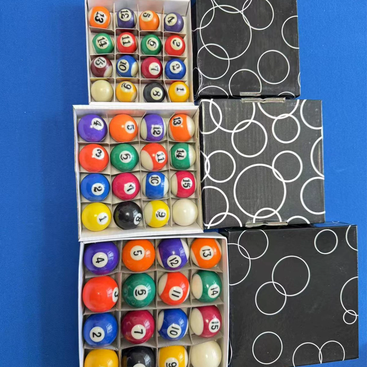 Детский бильярд четыре размера мини-шар домашний бильярд смола шар 16 цветной бильярд черный 8 шаров оптом