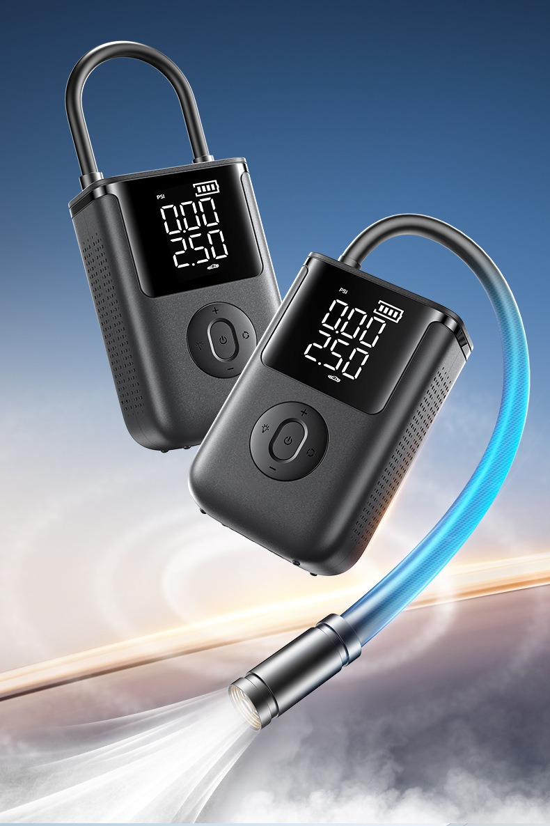 【Mf01】Cross-Border Car Air Pump Wireless Portable Car Sedan Electric Car Tire 12V Inflator