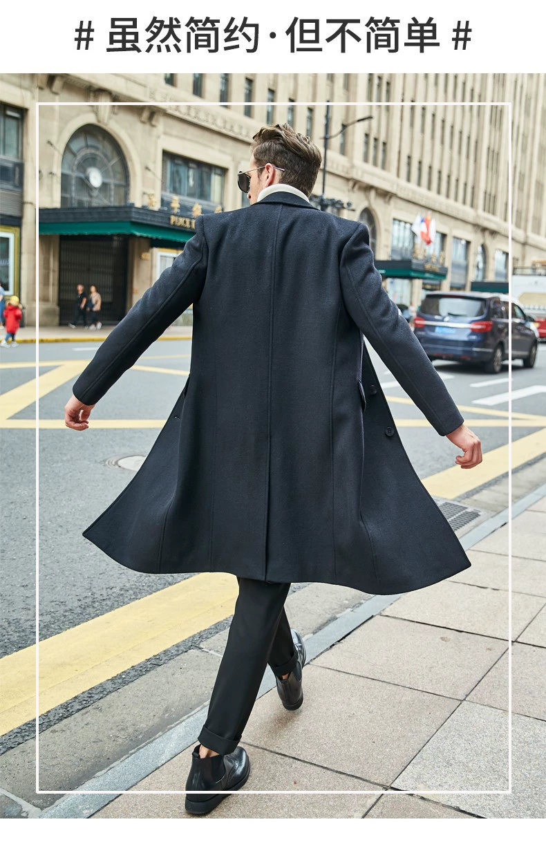 (跨境贸易), шерстяное пальто-т trench coat, коллекция 2022, Amazon, wish, японский и корейский