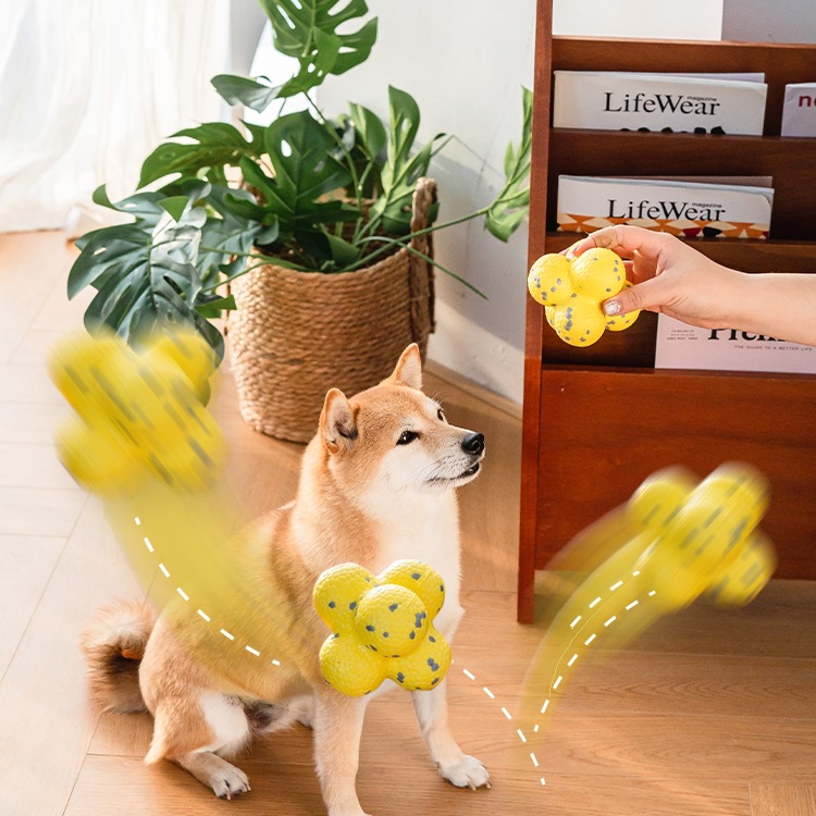 Popcorn Bouncy Ball Molecular Ball Pet Dog Toy Teeth Grinding and Bite-Resistant Small Size Dogs Puppies