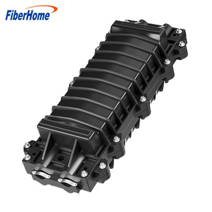 FengHuo 2 in 2 Out Horizontal Fiber Optic Joint Box 72 Core Protection Box Splicing Box Junction Box Fiber Optic Cable Continuous Box H4