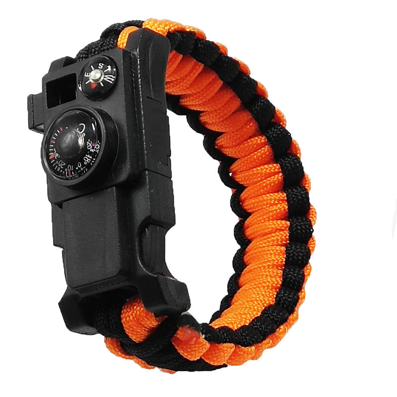 Popular Life-Saving Equipment Paracord Bracelet Knife Paracord Survival Braided Bracelet Outdoor Emergency Supplies Mountaineering Bracelet