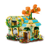 模客 031051-53 Архитектурный креативный мультяшный городской сериал, модель обучающего строительного блока, игрушки для девочек