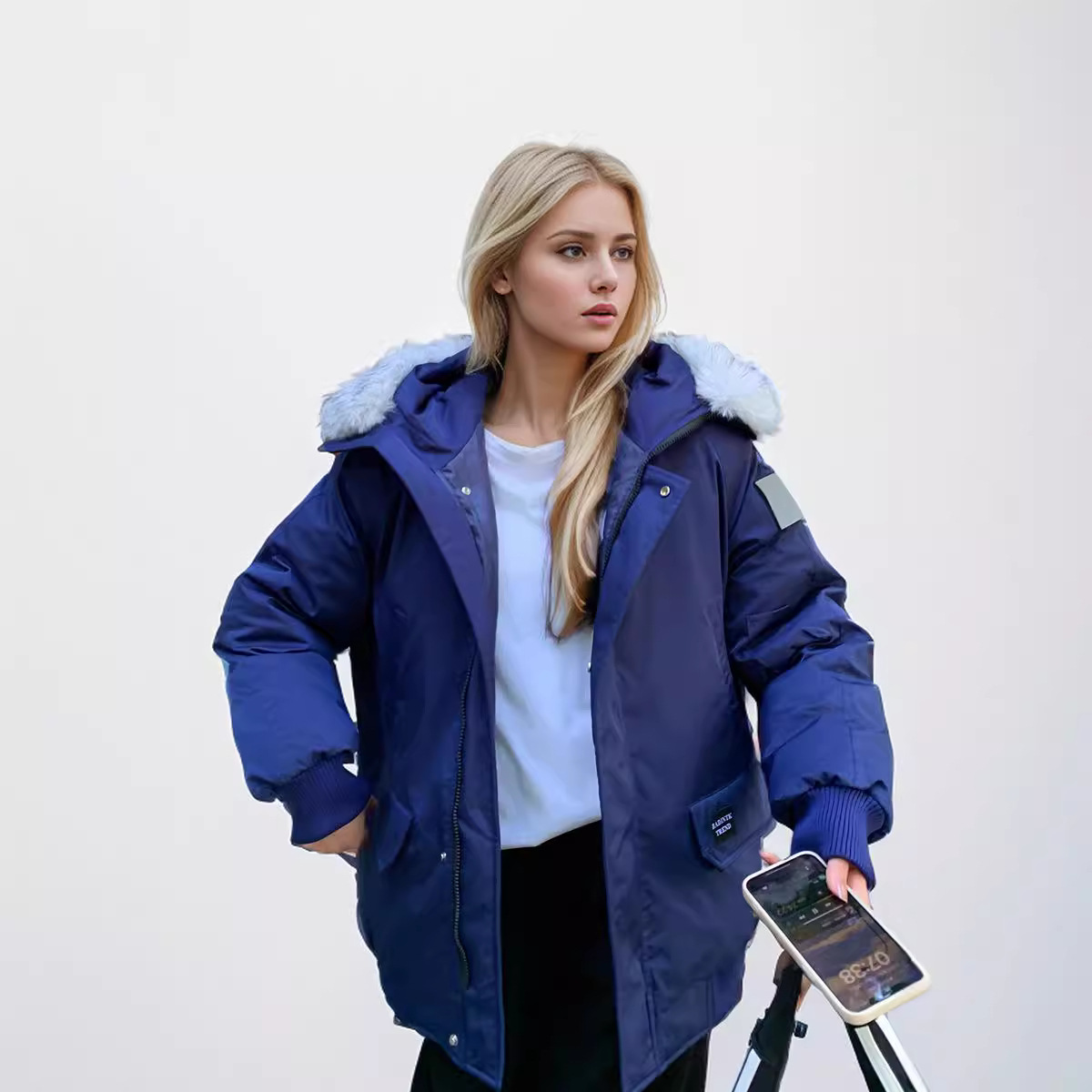 Women's Clothing hot selling workwear Warm jacket jacket for women 2024 new fashion high end cotton jacket thickened hooded warm jacket_voghion.com