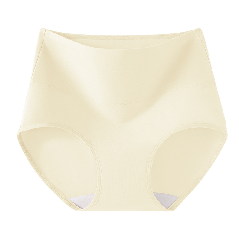 Bragas suaves transpirables de algodón de cintura alta entrepierna antibacteriana entrepierna de algodón entrepierna más larga pantalones de algodón de gran tamaño para mujer