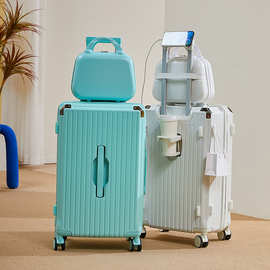 跨境分销多功能旅行箱 学生结实耐用密码拉杆箱30寸大容量行李箱