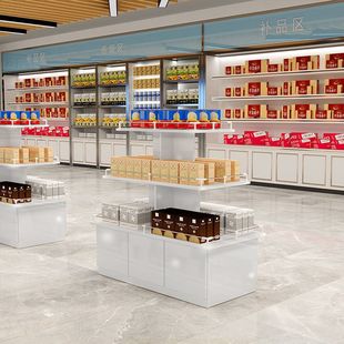 Countertop Display Cabinet for Supermarket, Stationery, Mother and Baby Products, Cosmetics, Tea Shop, and Flow-Through Counter
