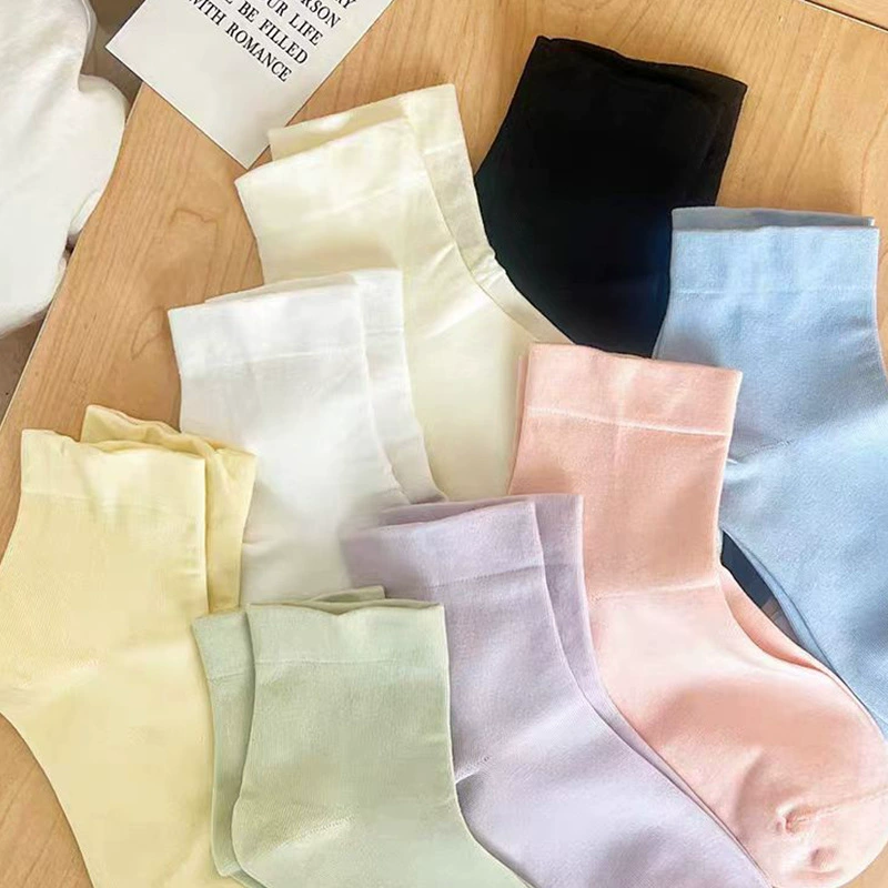 Женские носки для беременных с широким горлышком, однотонные носки до середины икры дофамина, универсальные повседневные женские носки на весну и лето, дышащие, впитывающие пот, нескользящие.