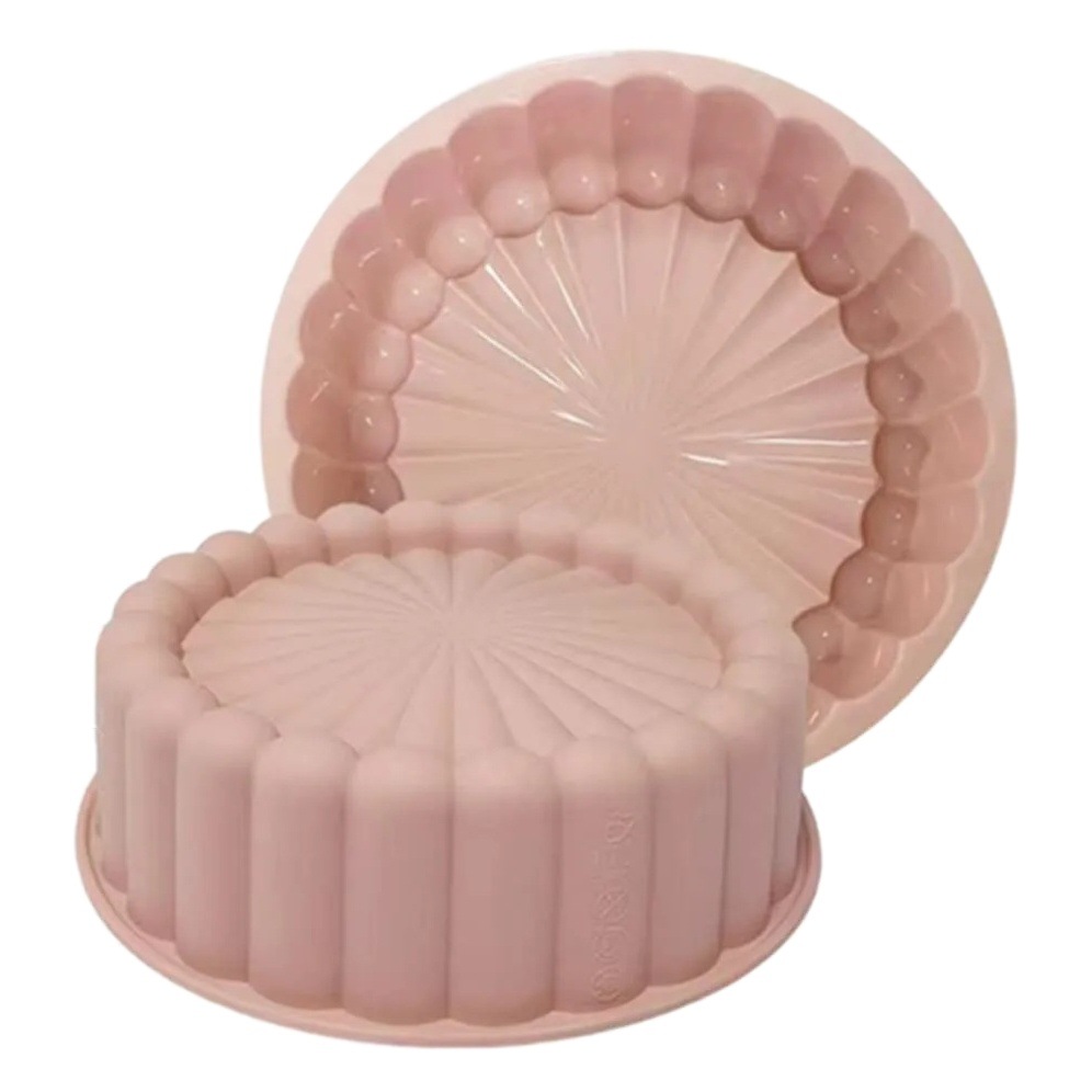 Transfronterizo nuevo molde de pastel redondo molde de silicona molde para hornear molde DIY para hornear pastel mousse fondant molde