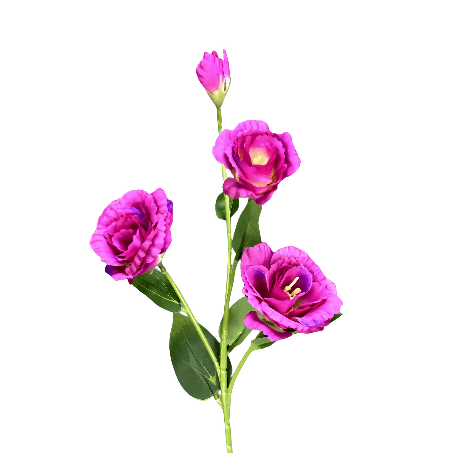Simulación de 4 platycodon de alta calidad flores de seda casera decoración de bodas ramo de flores hechas a mano adornos de flores falsas al por mayor