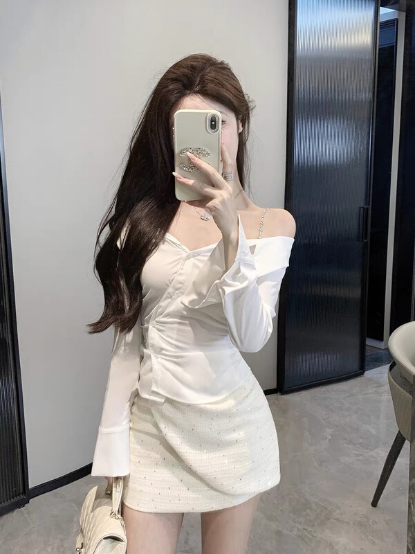 独特漂亮套装小个子法式气质绝美时尚两件套韩剧女主穿搭一整套秋|undefined
