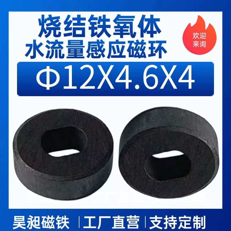 燃气热水器水流量计感应磁环 磁性感应流量计磁铁