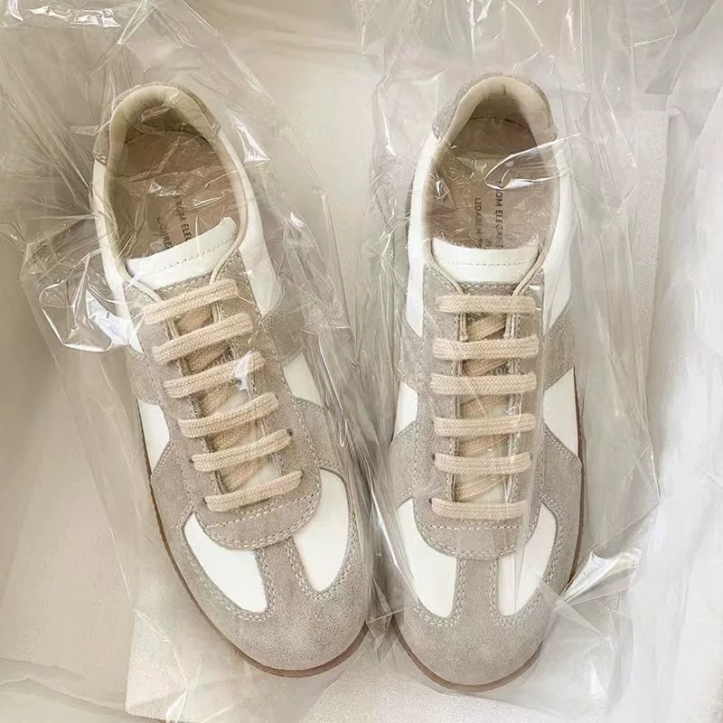 Мужские кроссовки 2025 года, новые, парные, плоские, в гонконгском стиле, спортивные, повседневные, ретро, белые