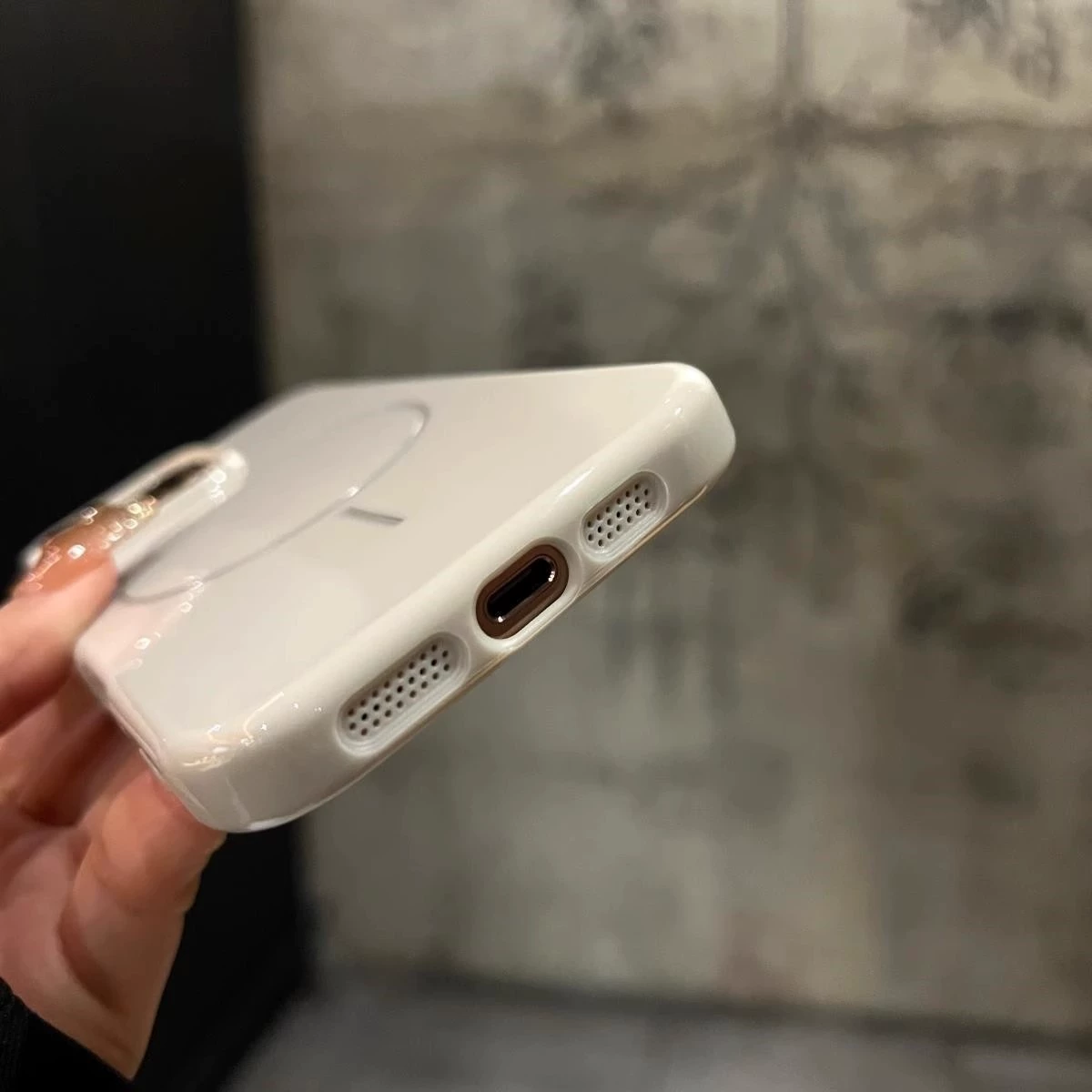 Apple, силиконовый глянцевый совместимый с iPhone 16 чехол для телефона, защитная сумка, сильный Магнит, защитный чехол, 16promax, iphone, защита от падения