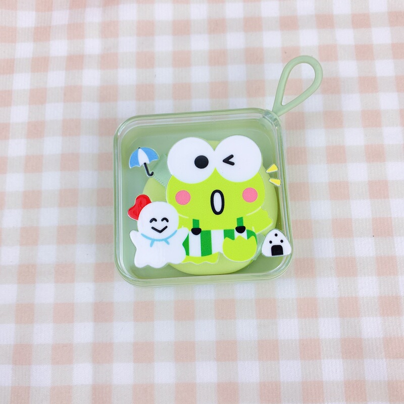 キュートメロディー KT パウダーパフ ウェット＆ドライリキッドファンデーション メイクアップ両面ラウンドエアクッションパフビューティーエッグ|undefined