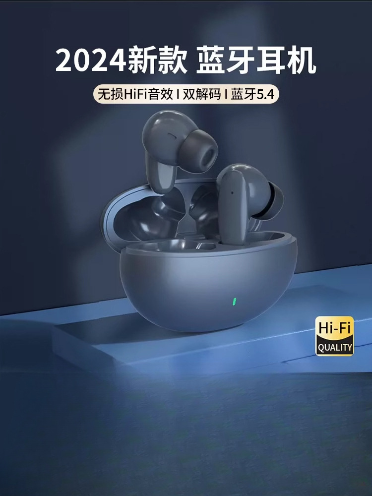 2025 New Bluetooth Headset True Wireless In-Ear Enc Noise Reduction Sports Game E-Sports Quality