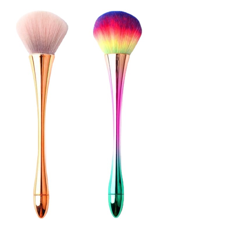 Nuevo solo pequeño cepillo de maquillaje de la cintura herramienta de belleza de plástico cubilete polvo suelto rubor cepillo herramienta de maquillaje individual