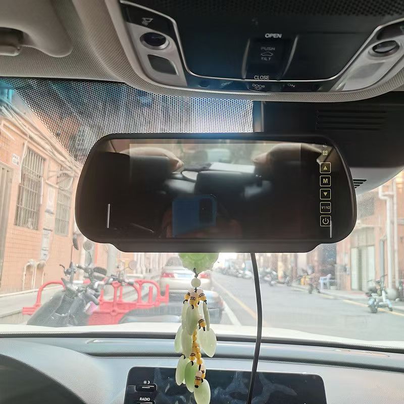 7inch Reverse Camera Rearview Mirror 24V12V Dump Truck Car Cargo Car Display Screen High-Definition Waterproof Camera