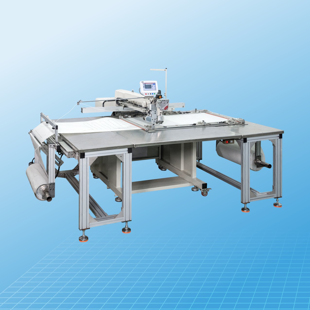 Dongfeng Ma fábrica de equipos inteligentes suministro directo de aletas de calentamiento chaleco manta eléctrica línea de calentamiento máquina de aguja de computadora