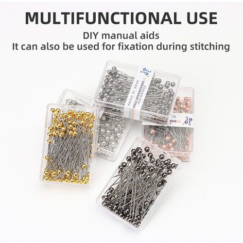 High quality metal positioning pins, fixed pins, diy sewing accessories, bead needles, clothing three-dimensional tailoring pins wholesale