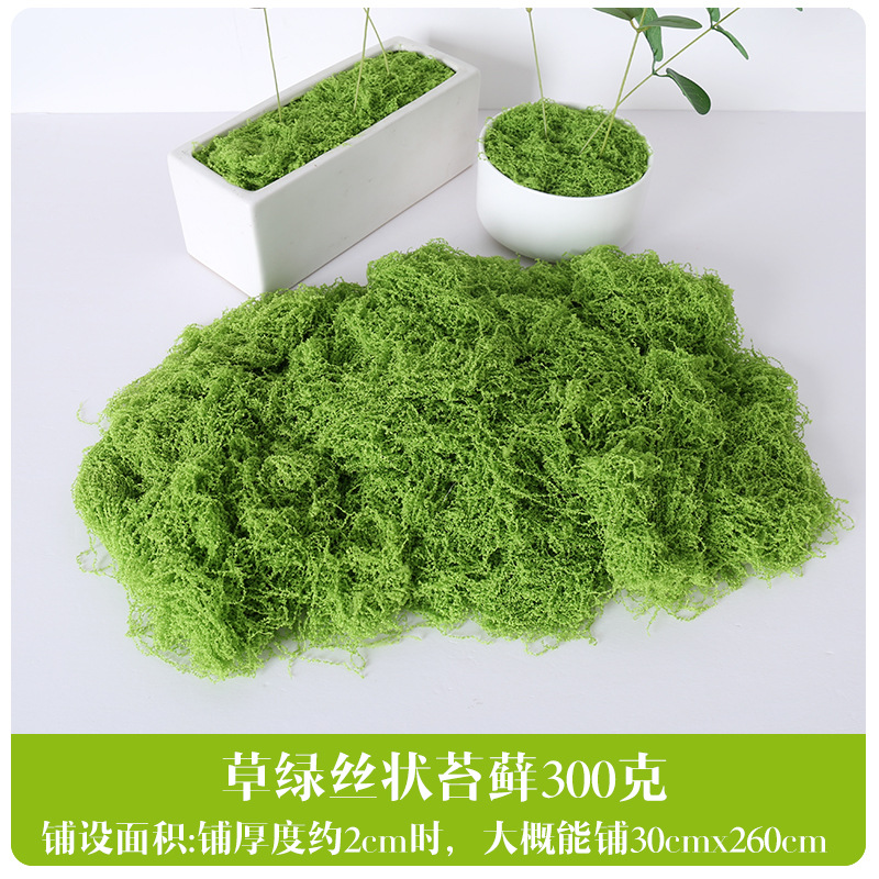 Musgo filamentoso verde oscuro 300g