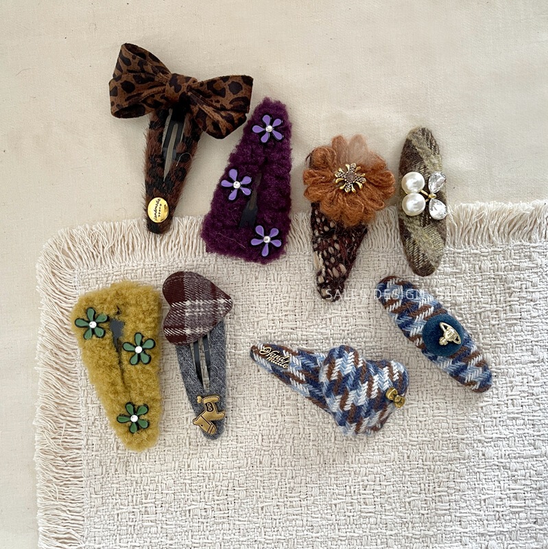 Autumn and Winter New Korean Style Leopard Print Bow Fabric Hairpin Hair Accessories Hairpin Side Clip Accessible Luxury High-End Bb Clip for Women Autumn and Winter New Korean Style Leopard Print Bow Fabric Hairpin Hair Accessories Hairpin Side Clip Accessible Luxury High-End Bb Clip for Women