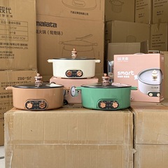 新型先科双温調鴨電気鍋小家電多機能電気鍋大火力5L無粘電熱鍋