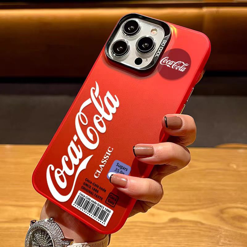 Trendy Brand Coke Suitable for iPhone 17 Phone Case Apple 15 Pro Trendy 14 New Model 16 Pro Max Personalized 12X