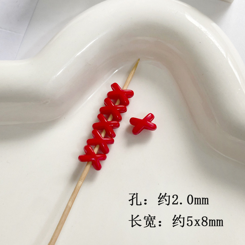 彩色xx隔珠马克龙色系diy串珠配件手机链包挂钥匙扣饰品项链包挂|undefined