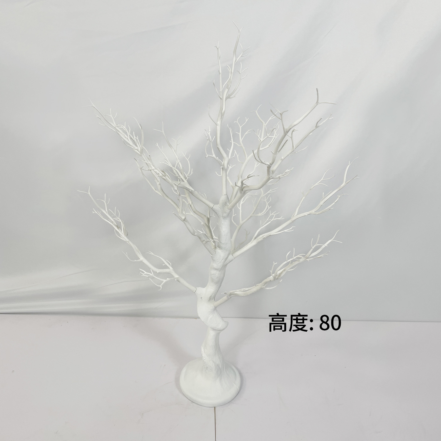 Árbol de simulación blanca de estilo europeo, ramas blancas, desmontaje, simulación, árbol pequeño, simulación europea y americana, decoración navideña, árbol pequeño