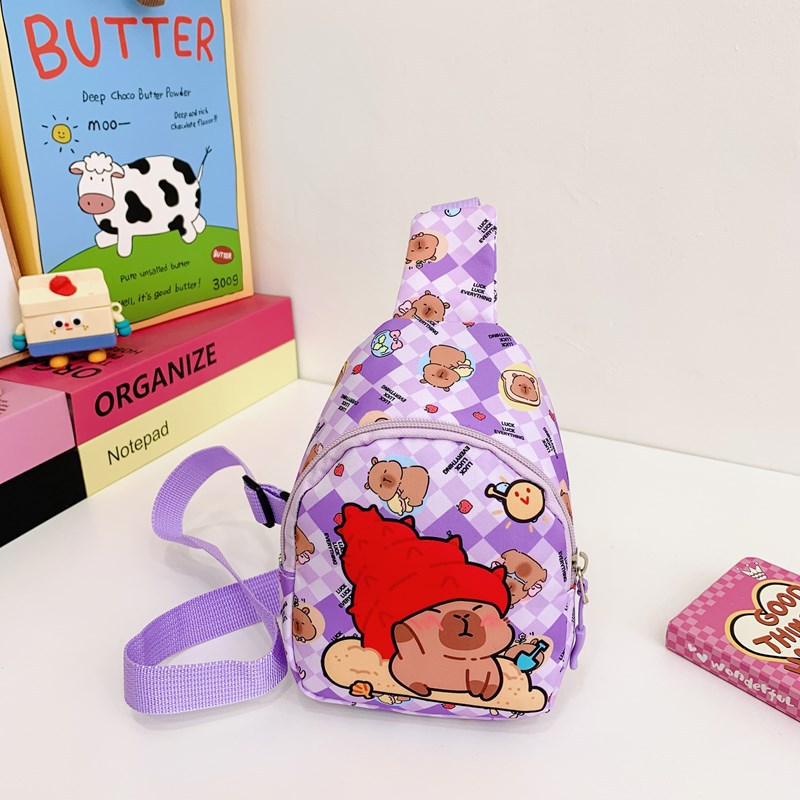 Carpibala bolso de pecho para niños 2025 nuevo caricatura lindas niñas mochila bolso de bebé de estilo extranjero niño mochila