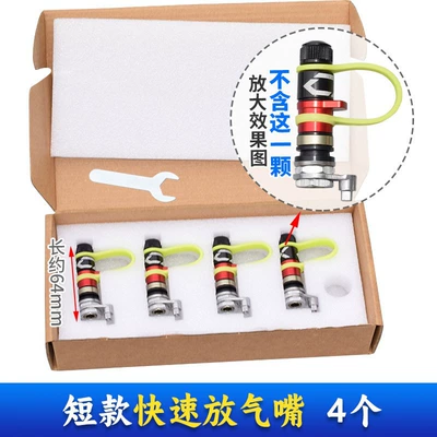 Tire pressure monitoring system – Tire Quick Deflation Valve, Desert Off-Road - short-4-deflation-valves-with-logo