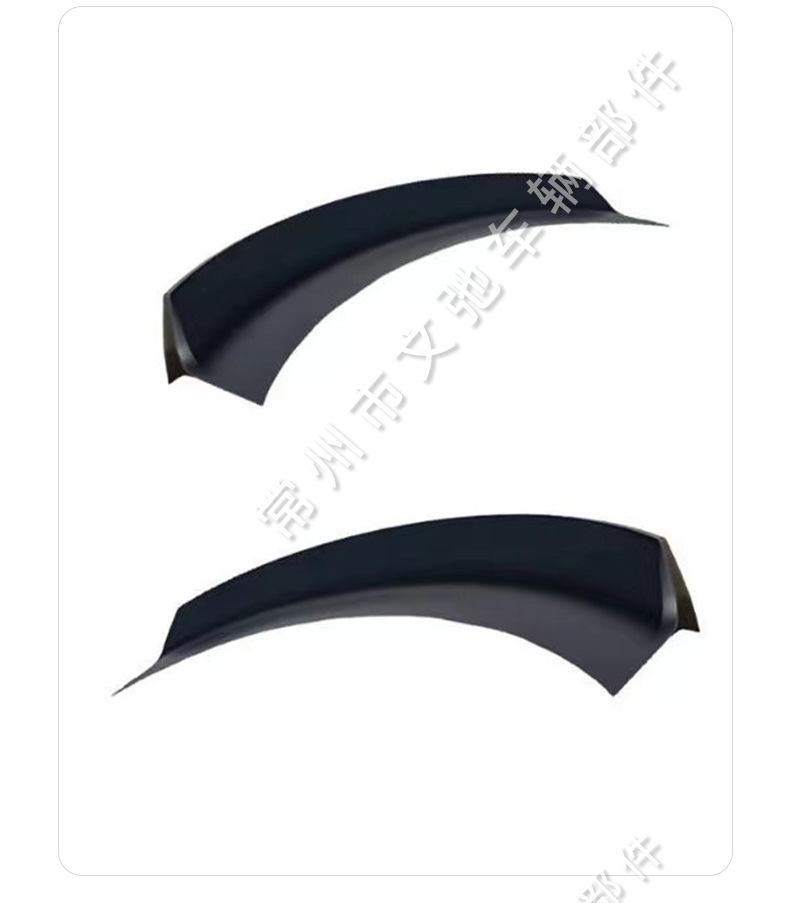 Suitable for 24 Ford Mustang tail wing modified Mustang S650 modified black horse R track version fixed wind wing