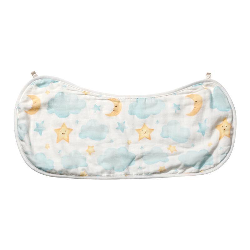 Almohada de película de nube de bebé antibacteriana fresca de verano, un paño de hilo de algodón de bambú, toalla de hipo anti-escupir, almohada plana para bebé, toalla de saliva