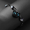 Cute resin, adjustable fashionable universal chain, bracelet, European style, big eyes