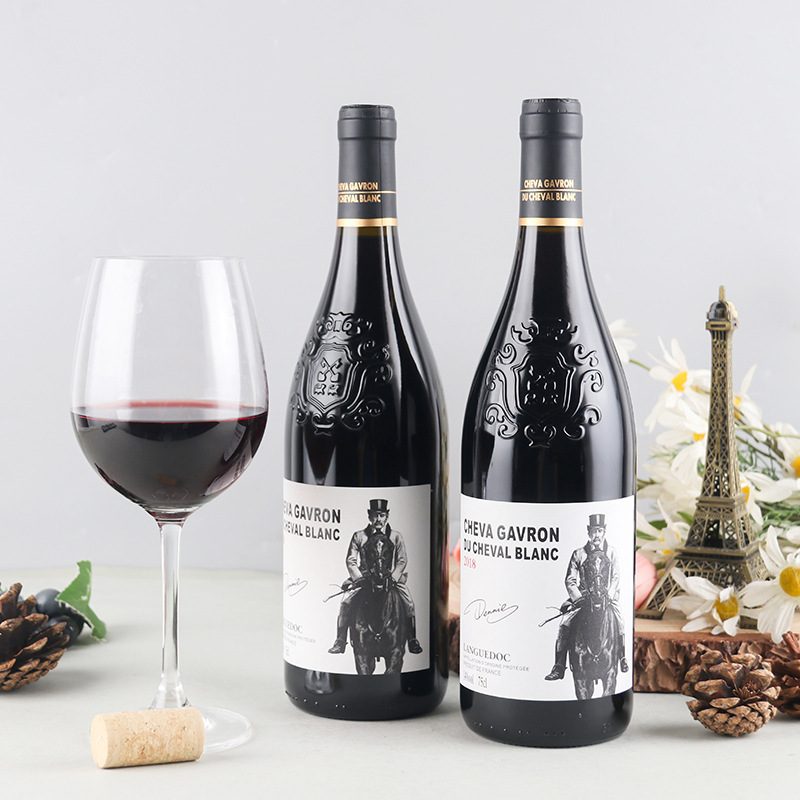 French Imported Red Wine Wholesale 15% Knight Dry Red Wine Agent Investment Manufacturer Dropshipping Red Wine