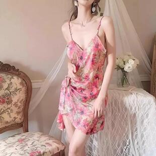 2-300�����Ը��黨һƬʽ����˯ȹ�͹��I�����a�Ӽ��B��Ůȹ