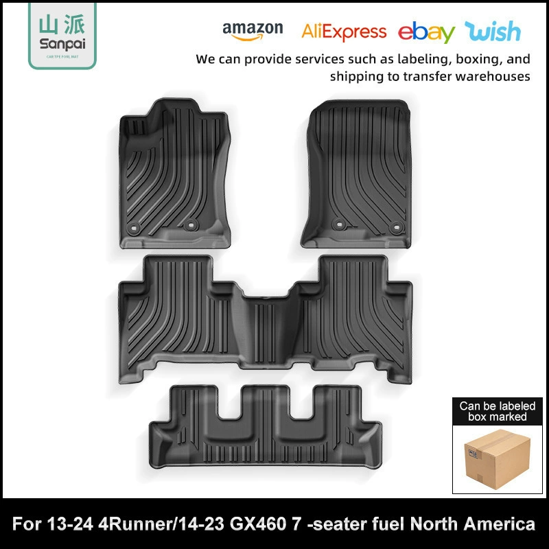 Для 13-24 моделей Super For 4Runner/14-23 моделей Lexus GX460 автомобильные ножки TPE через границу