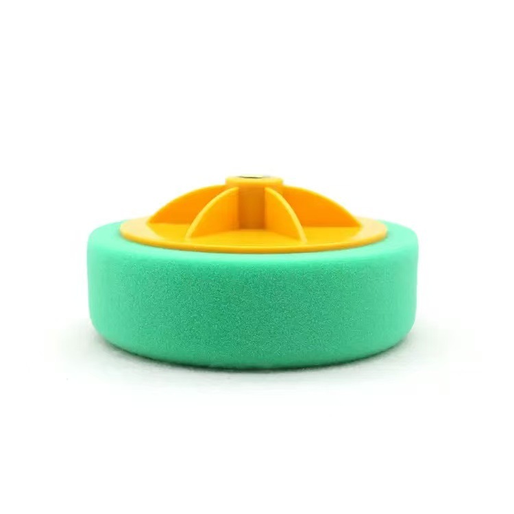 6寸德国聚酯蜂窝汽车抛光打蜡海绵轮镜面还原盘粗中细海绵盘