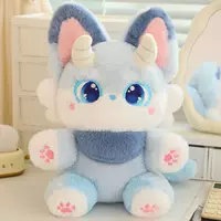 Милая кукла-лис Devil Fox, тряпичная кукла, фэнтезийная кукла Fox Nina, мягкая игрушка, подарок на день рождения для мальчиков и девочек