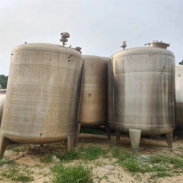 二手不锈钢储罐 工业防腐蚀立卧式储液罐 可抽真空内饰干净 盛源