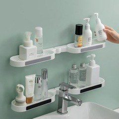 バスルームキャビネット三角収納ラックトイレパンチフリー収納壁掛け棚壁バスルームシャワールーム